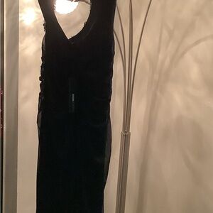 Fashion Nova Black Backless Dress